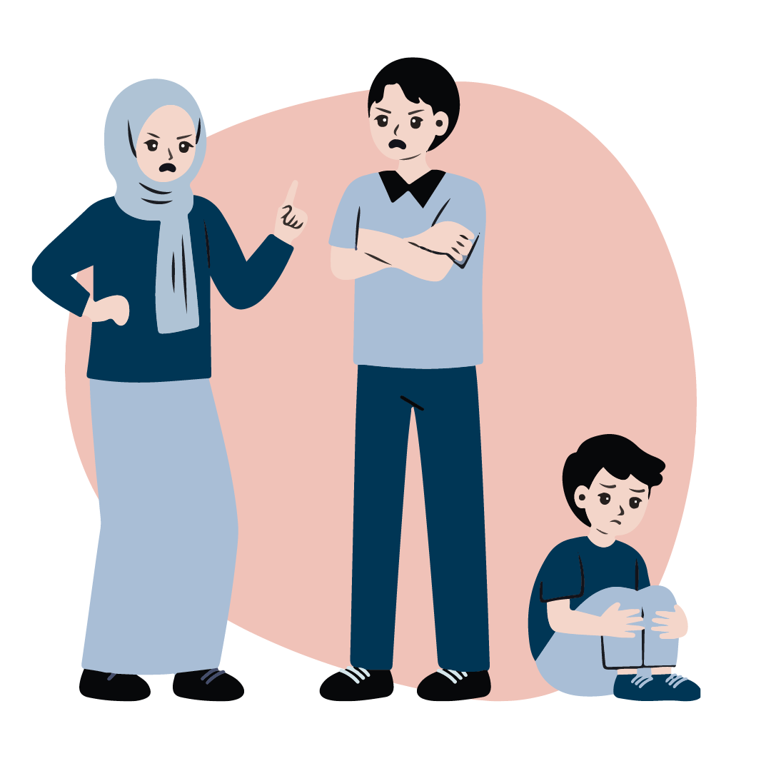 Föräldrar som inte kommer överens